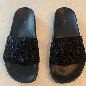 Michael Kors - Embellished Slides - Size 7.5